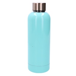 [S-V1501460000] Termos in acciaio azzurro tondo da 0,5L, dimensioni cm7,5x3,5h22,5