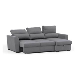 [97779] Tito Divano 3 posti penisola contenitore ash grigio