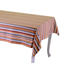 [S-V7912470000] Tovaglia Stripe bordeaux tinto in filo cm140x240