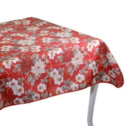 [S-V6199850000] Tovaglia in poliestere rosso 140x320 cm