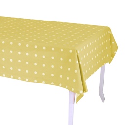 [S-V7920350000] Elegante tovaglia rettangolare pois lime cm140x240