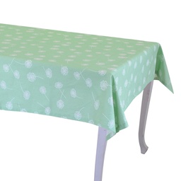 [S-V7915260000] Tovaglia tessuto verde acqua rettangolare cm140x240