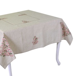 [S-V6328300000] Elegante tovaglia in tessuto stile 11 beige cm140x240