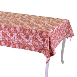[S-V7911890000] Tovaglia tessuto wild rose rosso mattone 140x240 cm