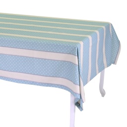 [S-V7902610000] Tovaglia verde romantica Venice Veronarett cm140x240