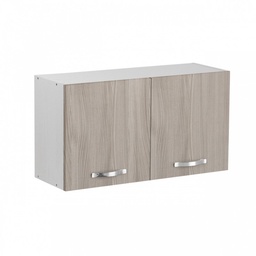 [S-A10485] Pensile sopracappa olmo con 2 ante da cucina Cm 90x32xh49
