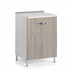 [S-A10489] Base per cucina olmo mobili componibili  1 anta Cm 60x50xH 85