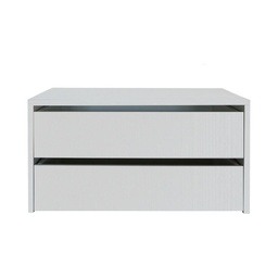 [S-FC-PQY8-QDHE] Cassettiera in legno per interno amadio colore Bianco cm H.50xL.86,5xP.45