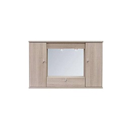 [S-A10904] Mobile specchiera da bagno olmo 2 ante con ribalta h.61x93x14 cm