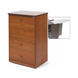 [S-A10158] Mobile asse stiro Noce Antico legno nobilitato 3 cassetti cm 44x57xH.89