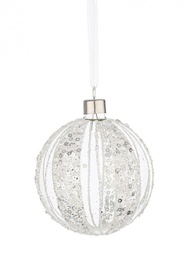 [SA-B0937322] Sfera Vt Spangly Bianco - 12x D80