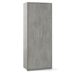 [SA-ODB374CECEK] Armadio alto due ante Beton Cemento 71x41x h199 cm