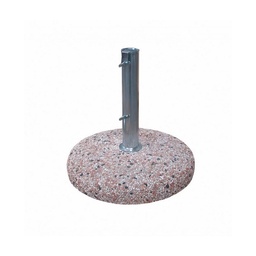 [SA-B0795035] Base per Ombrellone in Cemento 35kg Tubo 50mm - Diametro 54cm, Altezza 34cm