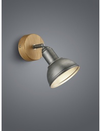 [SA-TRIO803400167] Faretto Spot Delhi Nichel L11 cm 1xE14