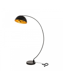 [SA-LA/069] Lampada da terra Lucia in metallo nero STS - Dimensioni 117cm x 36cm x 183cm