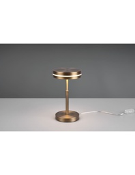 [SA-TRIO526510104] Lampada da Tavolo Moderna Disco LED Ottone Invecchiato