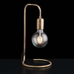 [SA-BL186-LT-BRZ] Lumetto urban industrial in ferro spazzolato 27x34 cm