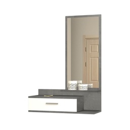 [95208] Mobile ingresso con specchio Joy cemento - Pratico e funzionale