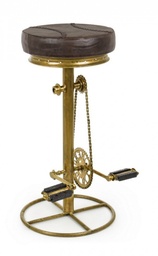 [SA-B0746340] Sgabello Bar Cycle Oro H80