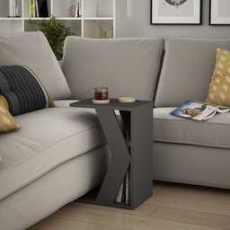 [SA-FZ96964] Tavolino da divano Naze porta computer antracite - 30x40x57 cm