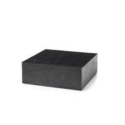 [SA-FS/007/BS] Tavolino Moderno Pietra Nero 80 x 80 x 28 cm