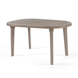 [94833] Tavolo per esterno in polipropilene Tortora 140x90x h72 cm