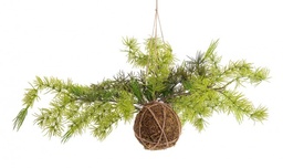 [SAM-B0937161] 6x Decorazione Sfera Hedge D70 - Samnite
