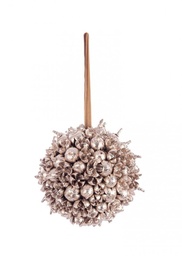 [SAM-B0970919] 6x Decorazione Sferica Jilly Champagne D125 - Samnite