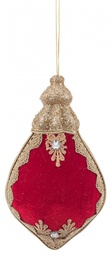 [SAM-B0939224] 6x Pendaglio Colyn Goccia Rosso - Samnite