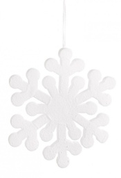 [SAM-B0917657] 6x Pendaglio Fiocco Di Neve Gogol L - Samnite