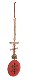 [SAM-B0917430] 6x String Bormio Neve To Rosso - Samnite