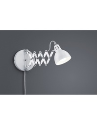 [SAM-TRIOR20321031] Applique 1x E14 Scissor Bianco Orientabile Trio Lighting - Samnite