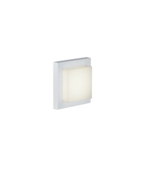 [SAM-TRIO228960101] Applique Plafoniera Led IP54 Hondo Bianco 14x14 cm Trio Lighting - Samnite
