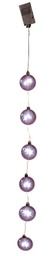 [SAM-B0911021] Catena 6Sfere C-18Luci Nero - Samnite