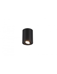 [SAM-TRIO612900132] Faretto Spot GU10 Orientabile Cookie Cilindro Nero Trio Lighting - Samnite