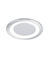 [SAM-TRIO652610106] Faretto da Incasso Core Doppio Led 10w 3000k Ø14 cm Cromo Trio Lighting - Samnite
