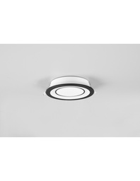[SAM-TRIO652610131] Faretto da Incasso Core Nero Led 10w 3000k Ø14 cm Trio Lighting - Samnite