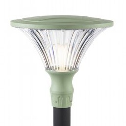 [SAM-SOV253/41] Lampada da esterno in alluminio pressofuso con diffusore trasparente salvia - Samnite