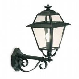 [SAM-SOV855/16] Lampada da esterno in alluminio pressofuso con diffusori in vetro trasparente grafite - Samnite
