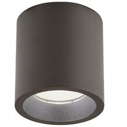 [SAM-SOV98468/36] Lampada da soffitto in alluminio pressofuso con diffusore in vetro trasparente, 40W, 4240 lumen, luce calda corten - Samnite