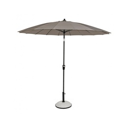 [SAM-B0795690] Ombrellone da giardino Atlanta cm 270x h240 con snodo Antracite-Tortora - Samnite