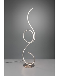 [SAM-TRIO423410107] Piantana Moderna Led Dimmer Per Soggiorno Jive Nichel Trio Lighting - Samnite