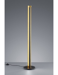 [SAM-TRIO474410179] Piantana Moderna Led Texel H142 cm Nero E Oro Trio Lighting - Samnite