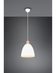 [SAM-TRIOR30681031] Piccola Sospensione Cucina Jagger Metallo Bianco Trio Lighting - Samnite
