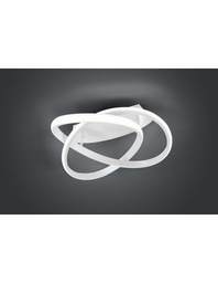 [SAM-TRIOR62051131] Plafoniera Course Bianco Spirale Led 18w Dimmerabile Ø45 cm Trio Lighting - Samnite