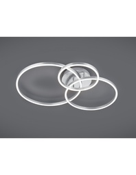 [SAM-TRIO670810607] Plafoniera Moderna Winona Nichel Led Dimmer Rgbw Trio Lighting - Samnite