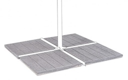 [SAM-B0795656] Set4 Marmette 50X50 20Kg Cemento Wenge -  - Samnite