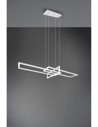 [SAM-TRIO320310331] Sospensione Salinas 3 Rettangoli Led 34w Bianco L110 cm Dimmerabile Trio Lighting - Samnite