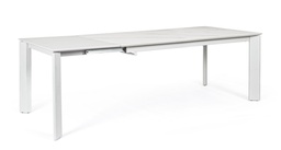 [SAM-B0731243] Tavolo allungabile Briva bianco grigio - Samnite