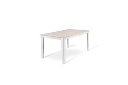 [SAM-OM/430/CB] Tavolo allungabile cemento bianco 80 cm x 130-290 cm H. 76 cm - Samnite